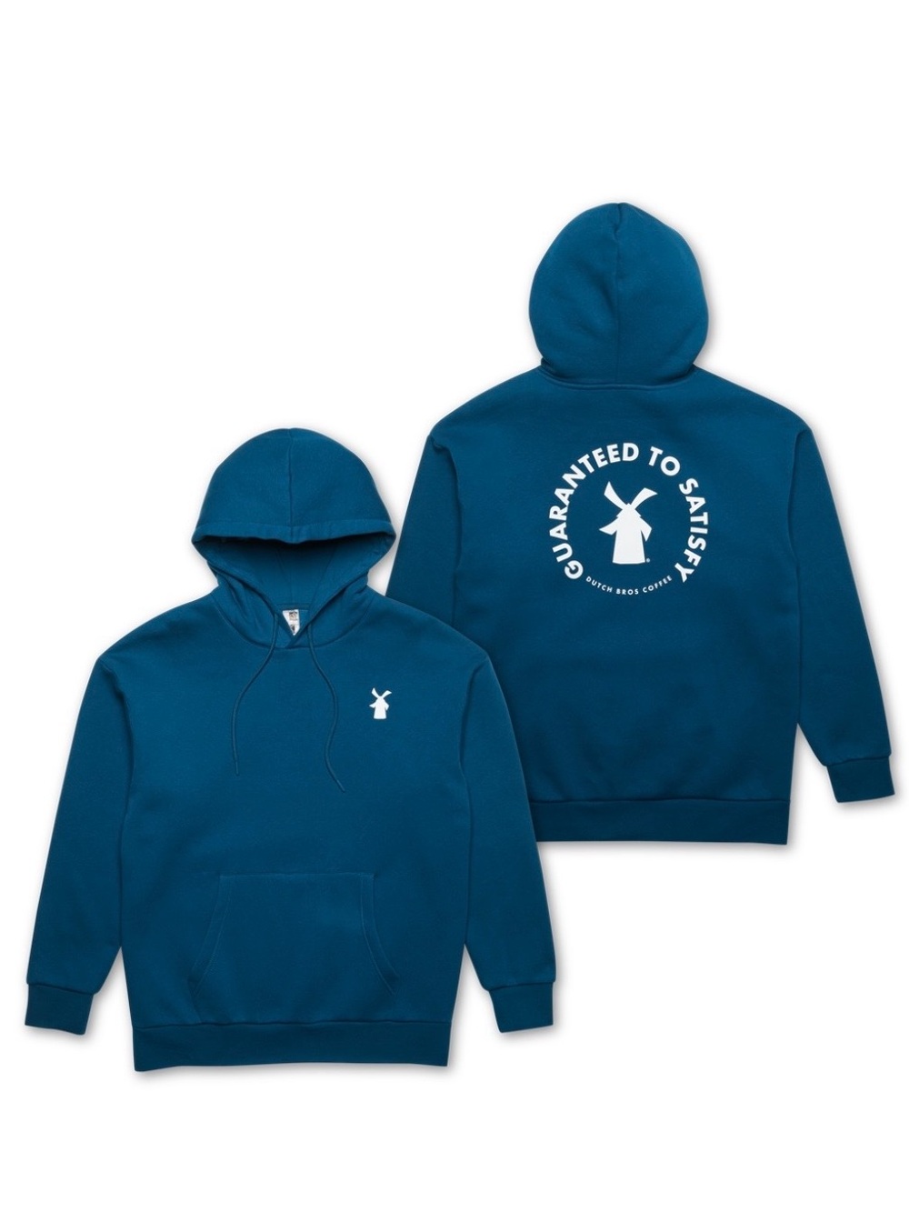 Dutch Bros Deep Teal Logo Pullover Hoodie - Men